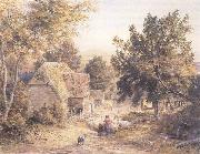 Samuel Palmer, A Farmyard near Princes Risborough,Bucks